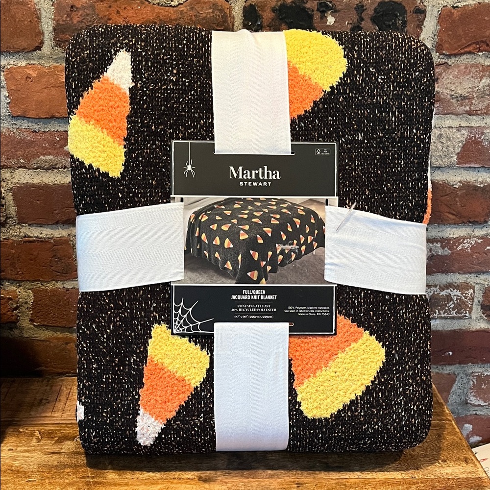 Martha Stewart Festive Candy Corn Throw